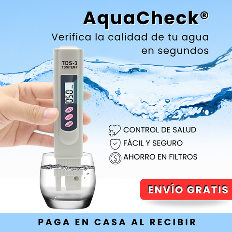 AquaCheck Medidor de Pureza del agua