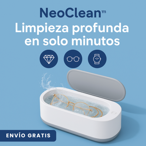 NeoClean™ - Limpiador Ultrasónico Multifuncional